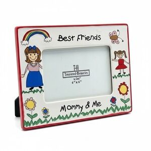 Vintage Ganz Treasured Memories Mommy & Me Best Friens Ceramic Frame 4x6 Y2K Kid